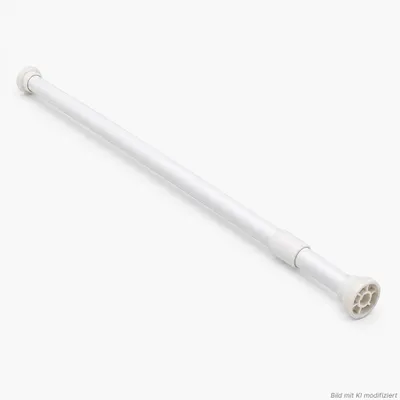 Zdjęcie produktu dla Kleine Wolke drążek sprężynowy do zasłon prysznicowych 75 - 125 cm / Ø 2,5 cm / biały
