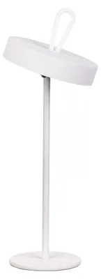 Produktbild von Tischleuchten - LED-Akku-Tischleuchte Magnetisch "ELLA" weiß, Tischlampe für den Außenbereich im Modern Style aus Metall und Kunststoff in weiß, 35 cm hoch, Ø 12,5 cm, LED Platine – dimmbar – Berührungssensor – Akkubetrieb