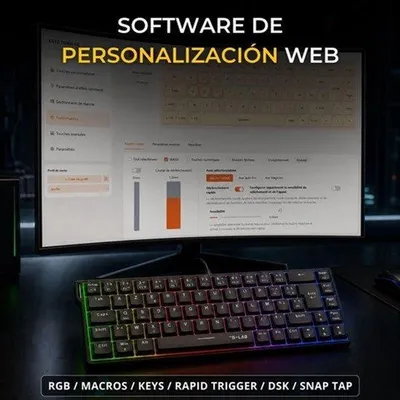 Productafbeelding van Gaming-toetsenbord, Hall effect, magnetisch, QWERTY ES