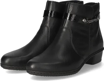 Produktbild von Rieker Ankle Boots Damen Kunstleder Schwarz Größe: 41