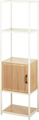 Obrázok produktu pre Regál s policami a skrinkou 153x43x33 cm