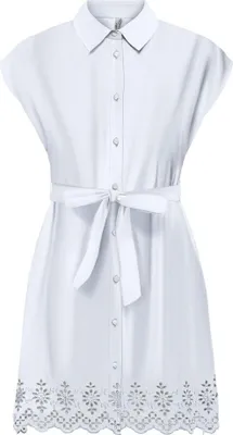 Produktbild von Only Lou Life Emb Kurzes Kleid Weiß XL Frau Weiß XL