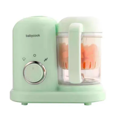 Produktbild von Zimilo Babykostzubereiter 4in1 Dampfgarer & Mixer für Babynahrung, Baby Küchenmaschine zum Schonenden Dämpfen, Pürieren, Erwärmen & Auftauen