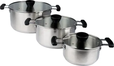 Produktbild von Pintinox Topf-Set Matrioska, 6-tlg., induktionsgeeignet