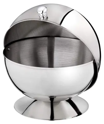 Produktbild von Zuckerdose mit Rolldeckel, Edelstahl, 14 x 14 cm, Höhe 14 cm