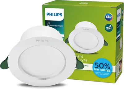 Immagine prodotto di PHILIPS Diamond Cut, faretto ultraefficiente, 1 x 2,2 W, diametro 90 mm, bianco neutro, bianco, 3000 K