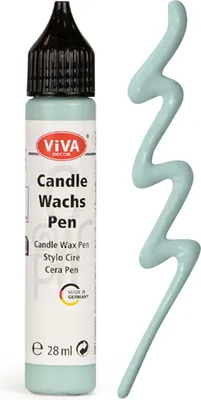 Produktbild von VIVA DECOR Candle Wachs Pen - Pastelltürkis - Kerzenwachs-Stift 28 ml
