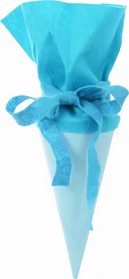 Produktbild von Goldbuch Bastel-Schulmütze, 15 cm, eisblau, mit Filzverschluss