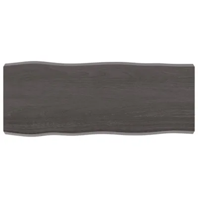 Produktbild von vidaXL Tischplatte 100x40x(2-6) cm Massivholz Behandelt Baumkante