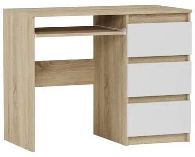 Obrázek produktu pro Psací stůl počítačový 96 cm pravé 3 zásuvky FRAMIRE N-3 mix sonoma