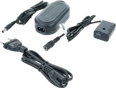 Produktbild von vhbw Netzteil kompatibel mit Sony Smartshot ILCE-QX1 Kamera, Digitalkamera + DC Kuppler, 2m