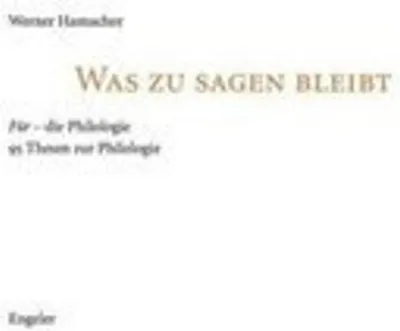 Obrázok produktu pre Was zu sagen bleibt