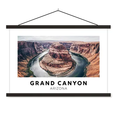 Produktbild von MuchoWow® Textilposter Amerika - Arizona - Stein 150x100 cm mit schwarzem Rahmen - Schlafzimmer