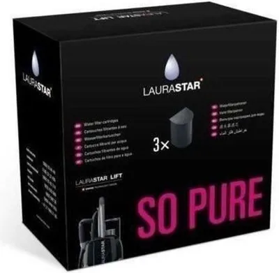 Immagine prodotto di Cartucce anticalcare Laurastar Set di 3 filtri per acqua trasparenti Lift/IZZI