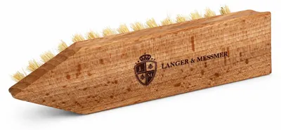 Produktbild von Langer & Messmer Schmutzbürste mit harten Kunststoffborsten für grobes Schuhwerk, Arbeits-, Jagd- und Wanderschuhe