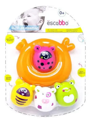 Produktbild von ESCABBO Ring mit Badefiguren Bubbies