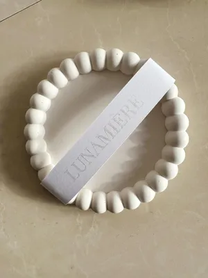 Produktbild von Dekorativer Untersetzer und Kerzentablett Pearls Tray, 13,5 mm Durchmesser
