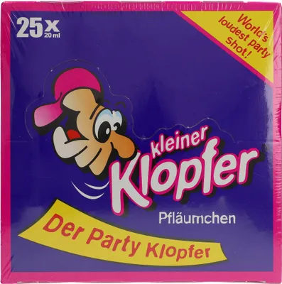Produktbild von Kleiner Klopfer Pfläumchen, 17% Vol. 25 x 0,02 l