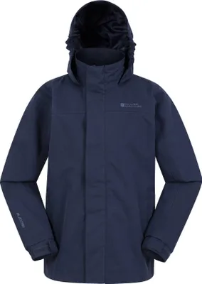 Immagine prodotto di Mountain Warehouse - Giacca impermeabile "Solar" per bambini MW2767 (128) (blu navy)