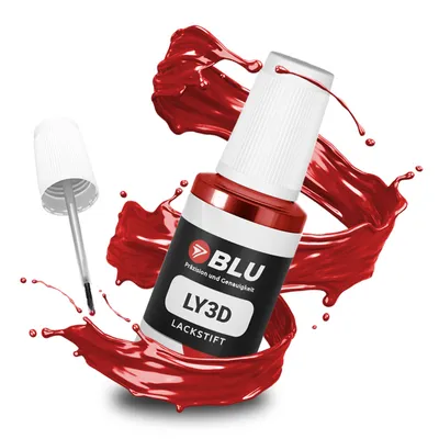 Produktbild von BLU Auto Lackstift Rot kompatibel für Volkswagen LY3D Tornadorot | Auto Lack Reparatur Ausbesserungslack