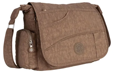 Produktbild von Überschlagtasche Hüfttasche Umhängetasche Handtasche Crossbody-Bag Braun (2222)