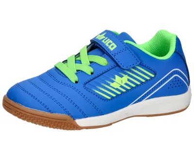 Produktbild von Lico Kinder-Sportschuh-Hallenschuh-Indoorschuh Blau-Grün, Farbe:blau, EU Größe:34