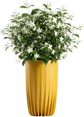 Produktbild von HowHomely | Blumentopf - Übertopf - gelb - 29 x 51 cm - Pflanzkübel - Pflanzentopf - geriffelt