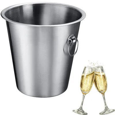 Flaschenkühler 4,5 L aus Edelstahl, ideal für Partys