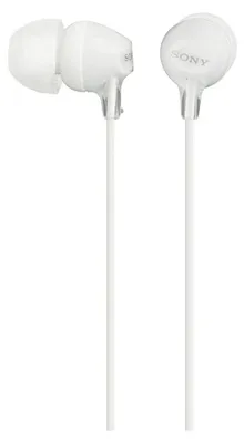 Obrázek produktu pro Sony MDR-EX155AP, Kabel, 5 - 24000 Hz, Sluchátka s mikrofonem, Bílá