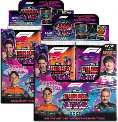 Obrázek produktu pro Topps - Turbo Attax Formula 1 2023 - 2 balení (48 boosterů)