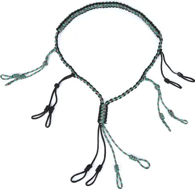 Produktbild von Outdoor-Jagdzubehör, Entenruf-Lanyard, Paracord-Strickhalskette, Wildfowl Whistle Sling (schwarzes Tarngrün)