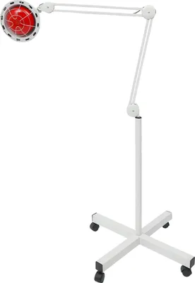 Obrázok produktu pre Infračervená teplovzdušná lampa, nastaviteľná teplota, prenosný dizajn, BIELA, BIELA, BIELA