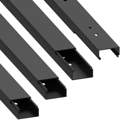 Productafbeelding van Omgoods - Kabelgoot PVC met Montagegaten - 15x30 mm, 4 m