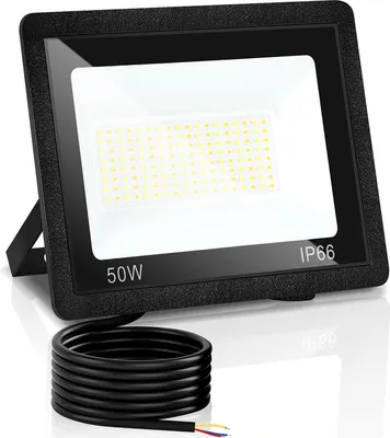 Produktbild von TolleTour LED Fluter LED Strahler LED Baustrahler 1X 50W 3 Farbe 3000/4000/6500K Floodlight mit IP66 Wasserdicht
