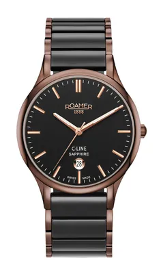 Produktbild von Roamer Herren Armbanduhr C-Line Armband Steel + Ceramic 658833 43 55 61