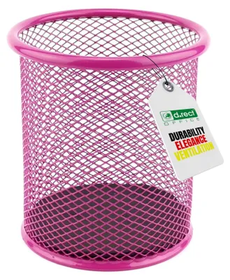 Produktbild von Leviatan Stiftebecher-Organizer aus rosa Metallgeflecht