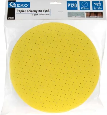 Obrázok produktu pre Brúsny papier pre kotúč - Kotúč s otvormi 225mm P120 /Giraffe/ (10/100/500)