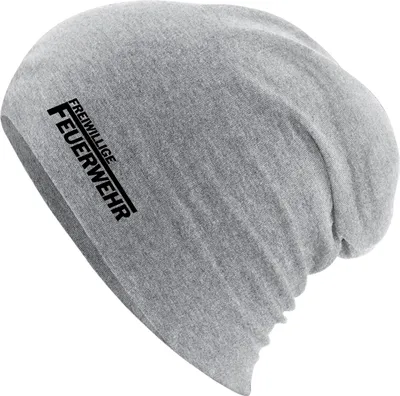 Produktbild von Huuraa Beanie Freiwillige Feuerwehr Heather Grey One Size Baumwolle und Elasthan Mütze Geschenkidee