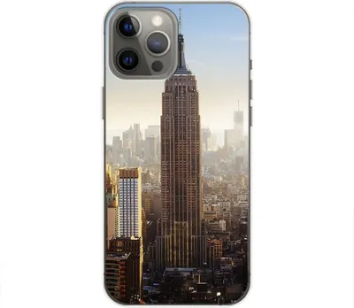 Produktbild von König Design Hülle kompatibel mit Apple iPhone 14 Plus Kunststoff Soft Handyhülle - Handy Case Empire State Building