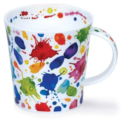 Feinbone-China-Becher 480 ml spülmaschinengeeignet mehrfarbig