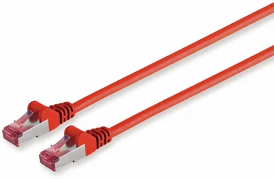 Immagine prodotto di Cavo patch cat6A S/FTP PIMF rosso senza alogeni 0,15 m