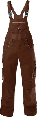 Produktbild von Fortis Performance FORTIS H-Latzhose 24, braun/beige,Gr.64, 2230018064