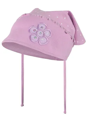 Produktbild von Kopftuch Sommer Mütze Schirmmütze Stirnband Mädchen Baumwolle, Gr. 44-46, Flieder