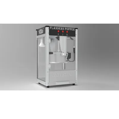 Produktbild von Popcornmaschine, Popcornkessel aus Edelstahl, 800 W Leistung für den gewerblichen Einsatz, Seitenwand aus Glas, schwarz