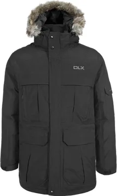 Produktbild von Trespass Highland Parka Schwarz S, Wasserdicht 10.000 mm, Atmungsaktiv 5.000 mvp