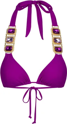Produktbild von Moda Minx Bikini Top Boujee mit funkelndem Steinbesatz Amethyst XS