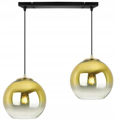 Obrázek produktu pro Závěsná lampa Stropní svítidlo Zlatý stínidlo 20 cm