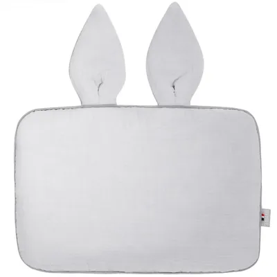 Produktbild von Flachkissen Jeanne - 25 x 35 cm - Hellgrau | by SEVIRA KIDS