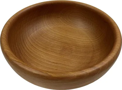 Produktbild von Holz Servierteller - Dekorative Obstschale - 1 Stück - 24cm - Natürlich