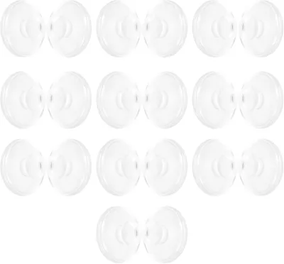 Obrázok produktu pre Nose pads 9 mm, 10 párov, silikón, okrúhle, pre okuliare